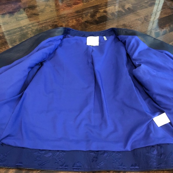 BOGO Rebecca Taylor 100% Real Lamb Leather Jacket - Picture 14 of 16